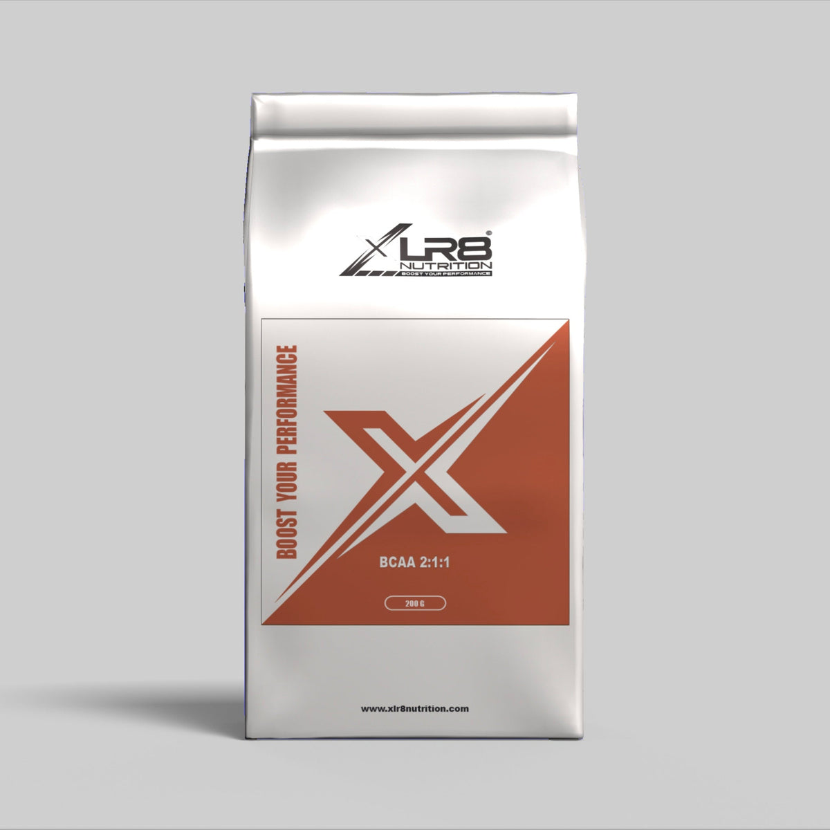 XLR8 Nutrition BCAA Powder 200g for muscle recovery; XLR8 Nutrition BCAA Powder 400g for muscle recovery and endurance