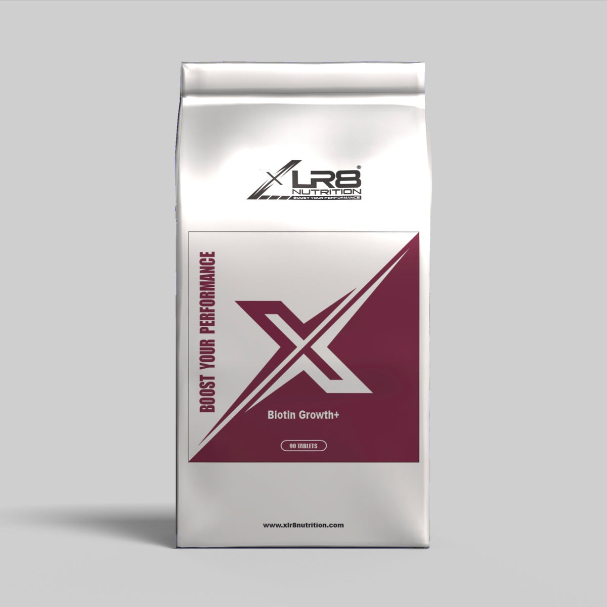 XLR8 Nutrition Biotin Growth+ supplement for hair, skin, and nail health