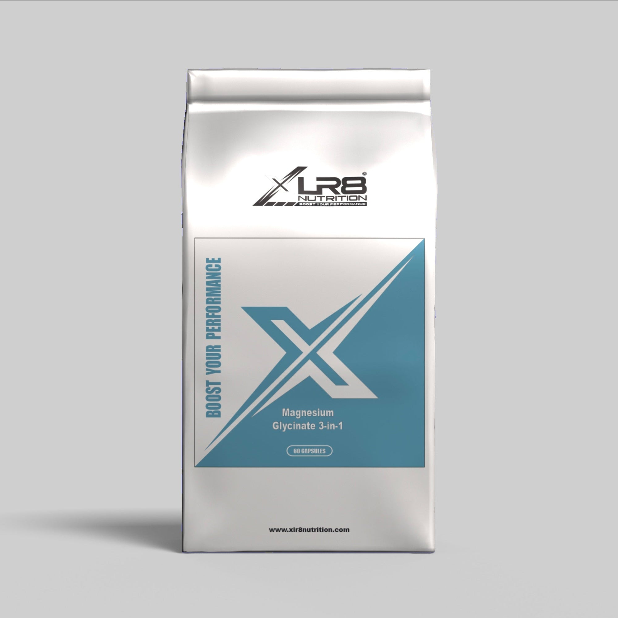 XLR8 Nutrition Magnesium Glycinate 3-in-1 capsules for energy and muscle support