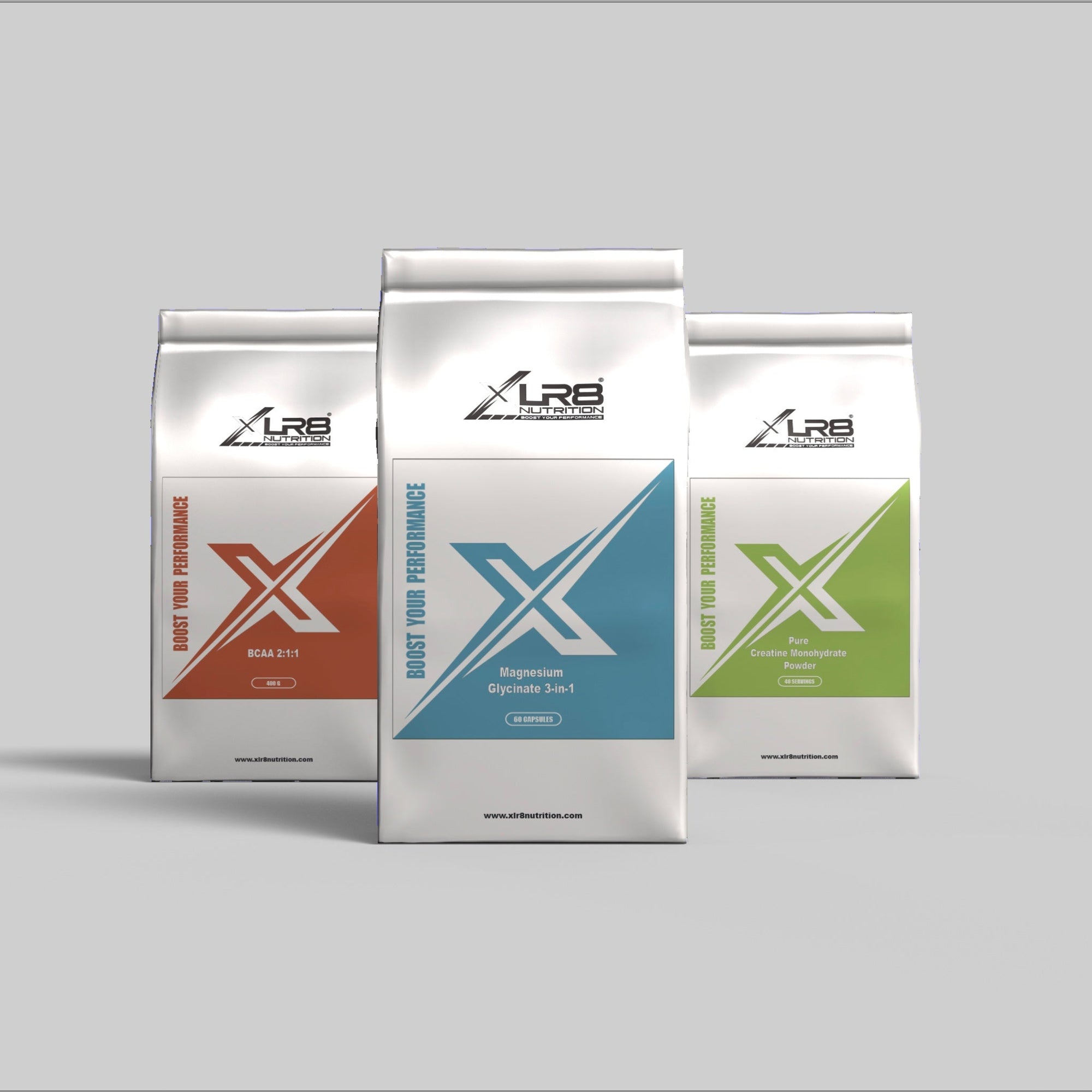 XLR8 Nutrition Recovery & Muscle Bundle with BCAA, Creatine, and Magnesium