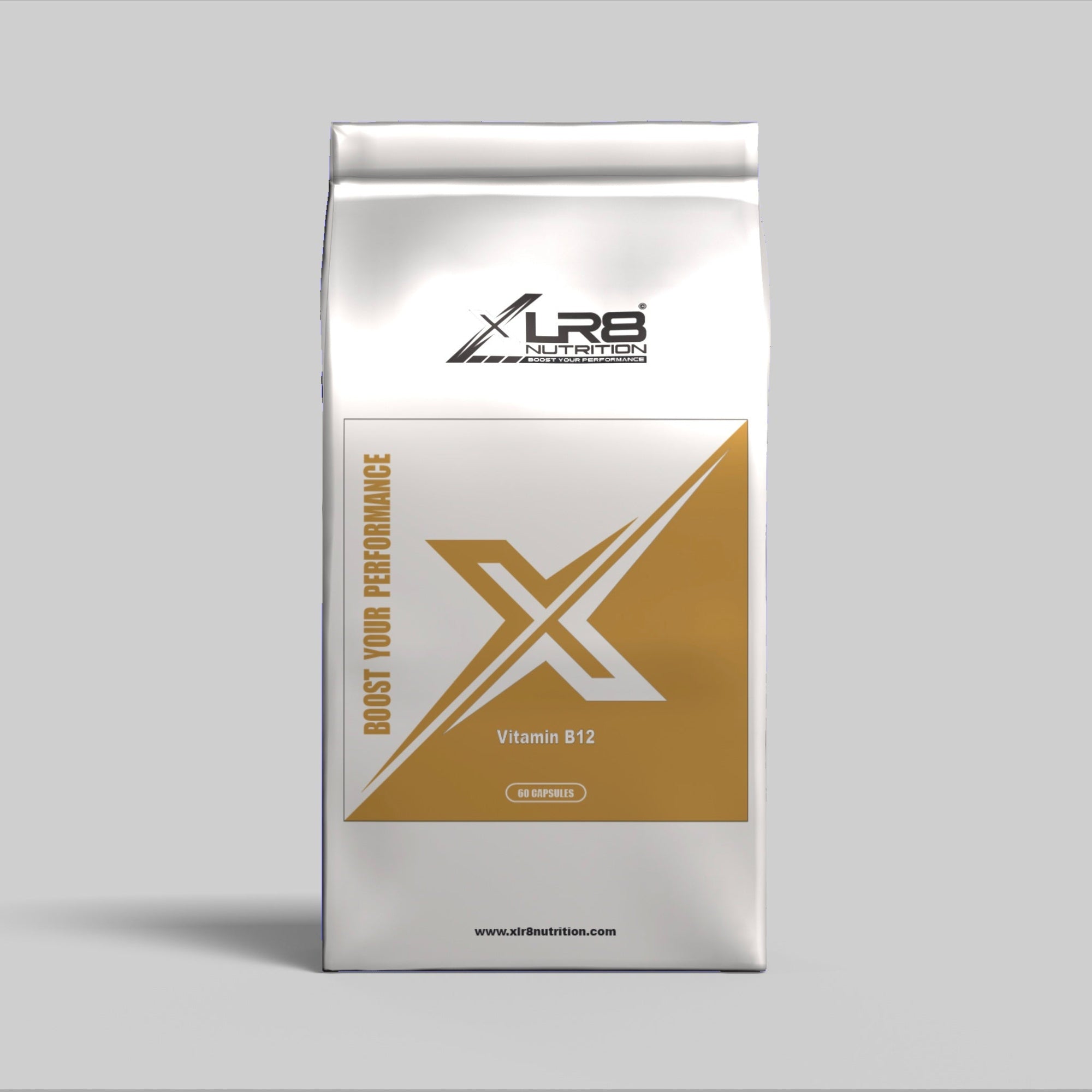 XLR8 Nutrition Vitamin B12 tablets for energy and metabolic support