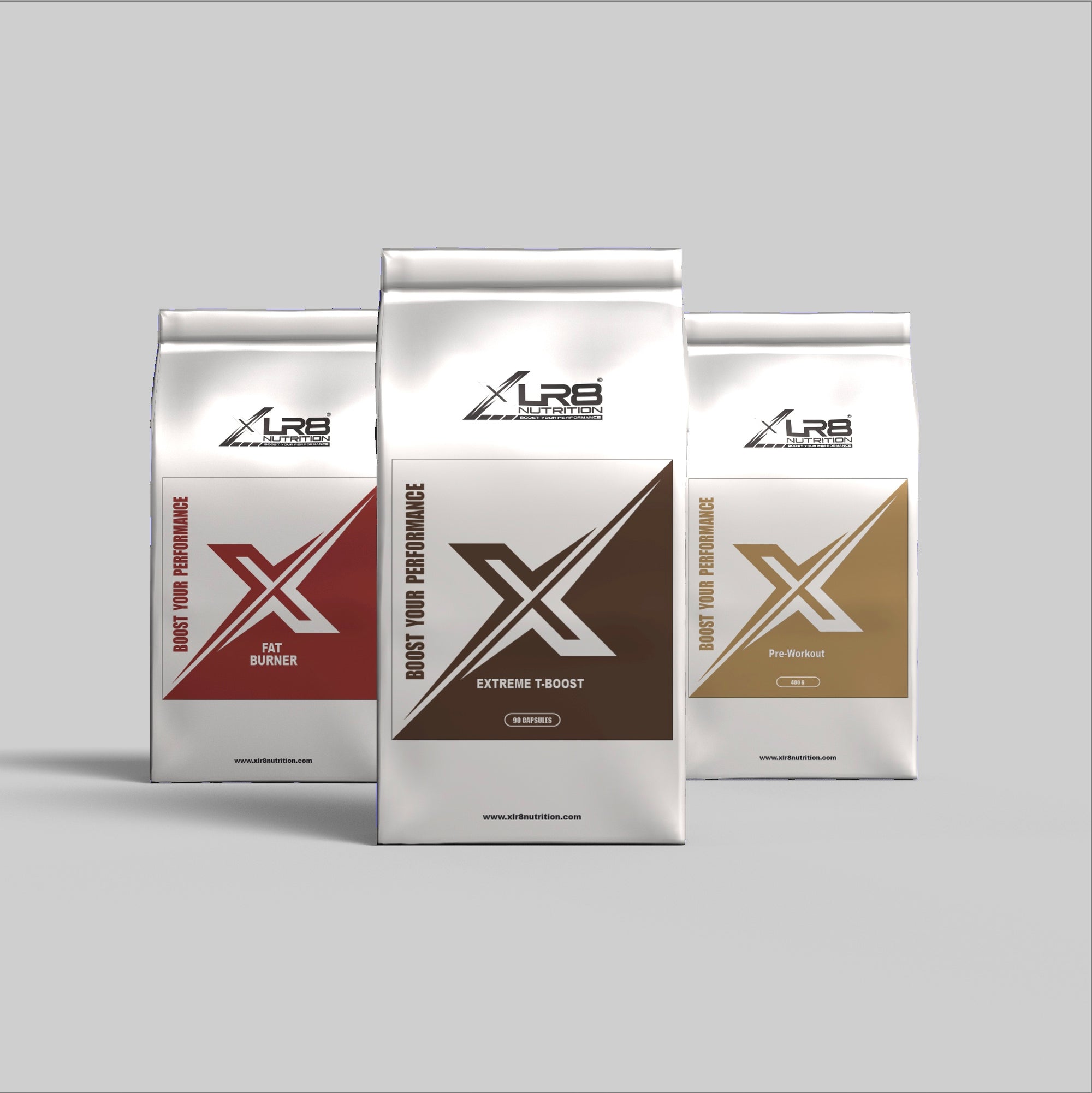 XLR8 Nutrition Weight Management Bundle with Fat Burner, Pre-Workout, and Appetite Control