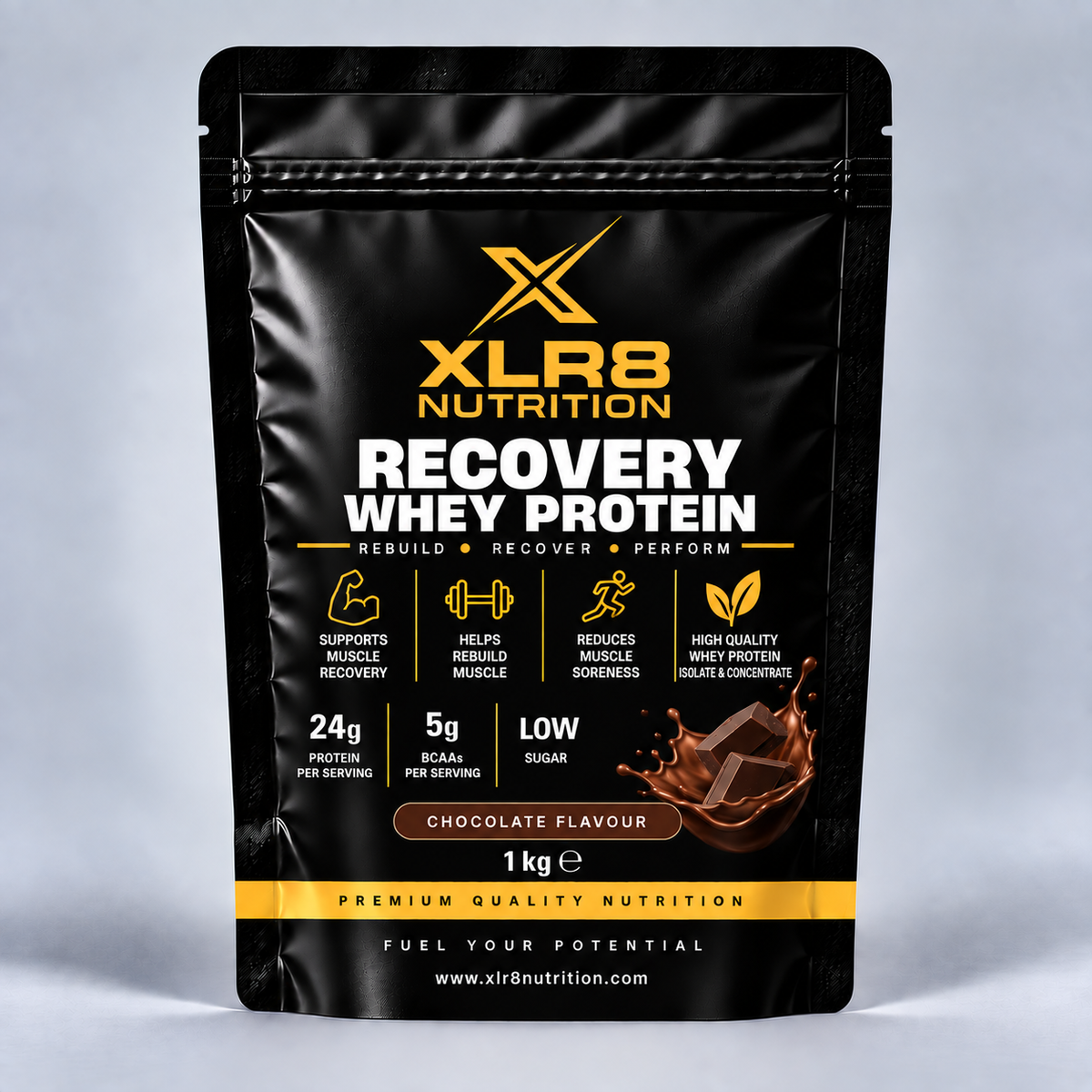XLR8 Nutrition Slow Release Protein Chocolate 1kg