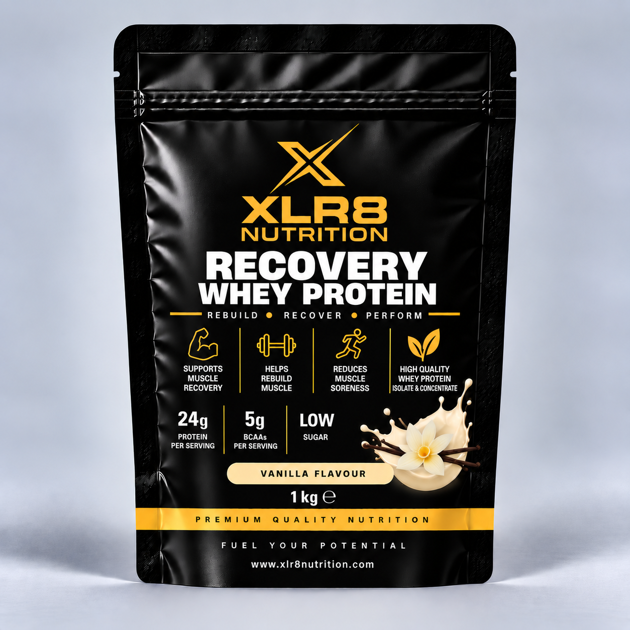 XLR8 Nutrition Slow Release Protein Chocolate 1kg