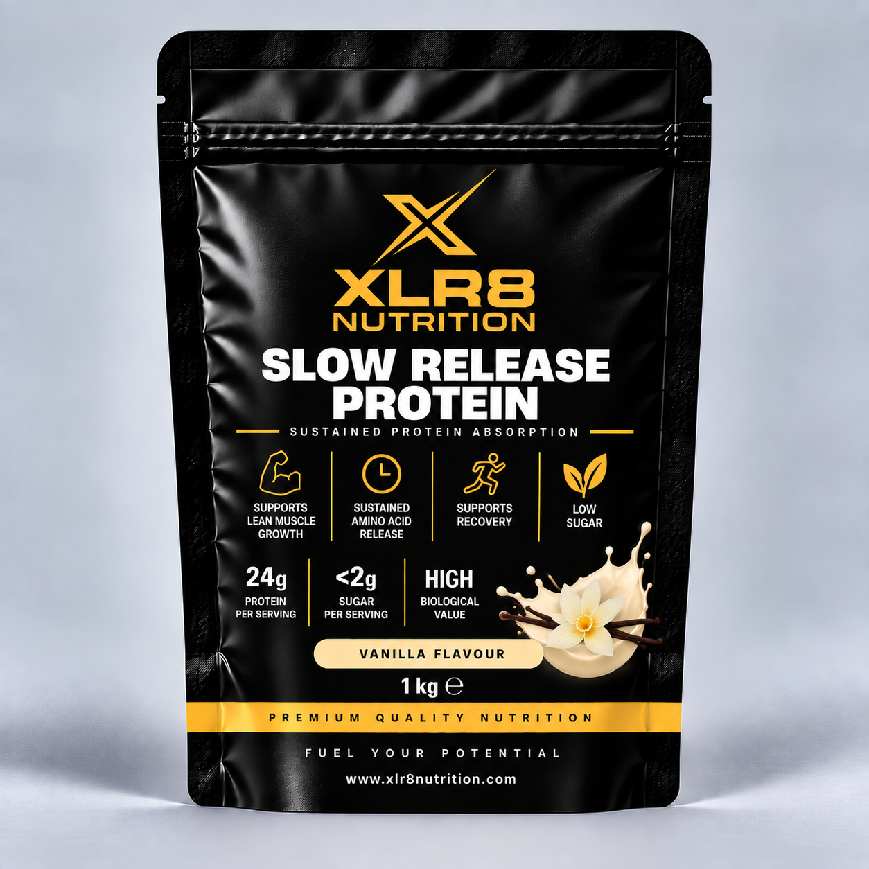 XLR8 Nutrition Slow Release Protein Chocolate 1kg
